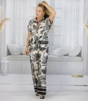 Elegancki komplet damski z printem toile de Jouy " COLETTE (Czarny)