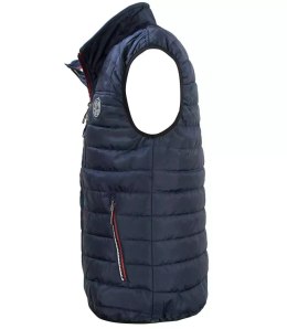 Krótki bezrękawnik kamizelka męska pikowana (Granatowy) 7XL (54)