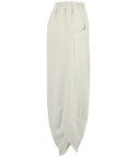 Luźne spodnie oversize baggy bawełniane duże kieszenie IRMINA (Beżowy)