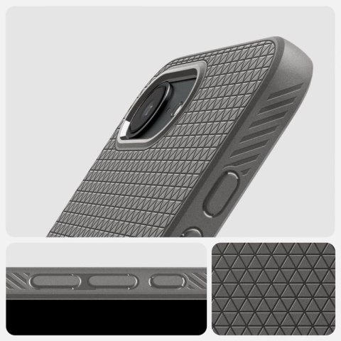 Spigen Liquid Air - Etui do iPhone 16e (Marble Gray) Spigen Liquid Air - Etui do iPhone 16e (Marble Gray)