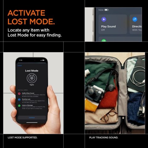 Spigen TagMe Bluetooth Tracker - Lokalizator do kluczy, plecaka, torby Apple Find My (Czarny) Spigen TagMe Bluetooth Tracker - Lokalizator do kluczy, plecaka, torby Apple Find My (Czarny)