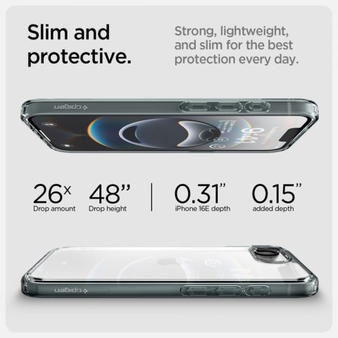 Spigen Ultra Hybrid - Etui do iPhone 16e (Space Crystal) Spigen Ultra Hybrid - Etui do iPhone 16e (Space Crystal)
