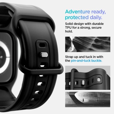 Spigen Vault Pro - Pasek z obudową do Apple Watch 10 46 mm (Matte Black) Spigen Vault Pro - Pasek z obudową do Apple Watch 10 46 mm (Matte Black)