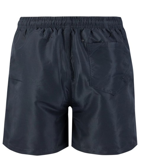 Spodenki szorty kąpielowe ozdobione letnim wzorkiem z przodu (Czarny) 3XL Spodenki szorty kąpielowe ozdobione letnim wzorkiem z przodu (Czarny) 3XL
