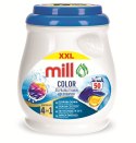 MILL PROFFESIONAL Duo Caps kapsułki do prania kolorowych ubrań Color 50 szt. (opak.zb 4 szt.)