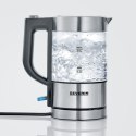 SEVERIN CZAJNIK ELEKTR. SZKŁO-STAL, POJ. 0,5 L, ZAKRYTA GRZAŁKA, W 100% BEZ BPA, OBSŁUGA JEDNĄ RĘKĄ, MOC 1100W WK3472