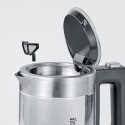 SEVERIN CZAJNIK ELEKTR. SZKŁO-STAL, POJ. 0,5 L, ZAKRYTA GRZAŁKA, W 100% BEZ BPA, OBSŁUGA JEDNĄ RĘKĄ, MOC 1100W WK3472
