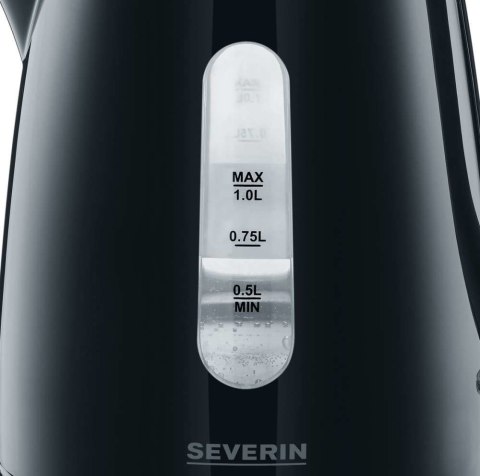 SEVERIN CZAJNIK ELEKTRYCZNY 1L, PLASTIK, ZAKRYTA GRZAŁKA, WSKAŹNIK POZIOMU WODY, ZAKRYTY ELEMENT GRZEJNY, MOC 2200W WK3410 SEVERIN CZAJNIK ELEKTRYCZNY 1L, PLASTIK, ZAKRYTA GRZAŁKA, WSKAŹNIK POZIOMU WODY, ZAKRYTY ELEMENT GRZEJNY, MOC 2200W WK3410