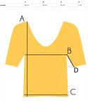 T-shirt bluzka koszulka z ozdobną aplikacją w ważki ZEFIRA (Niebieski)