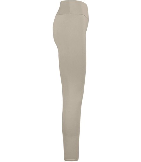 Gładkie długie legginsy damskie bezszwowe LIZA (Beżowy) M/L Gładkie długie legginsy damskie bezszwowe LIZA (Beżowy) M/L