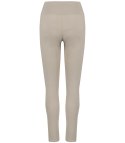 Gładkie długie legginsy damskie bezszwowe LIZA (Beżowy) M/L