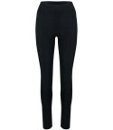 Gładkie długie legginsy damskie bezszwowe LIZA (Czarny) M/L