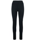 Gładkie długie legginsy damskie bezszwowe LIZA (Czarny) M/L