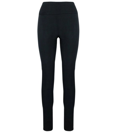 Gładkie długie legginsy damskie bezszwowe LIZA (Czarny) M/L Gładkie długie legginsy damskie bezszwowe LIZA (Czarny) M/L