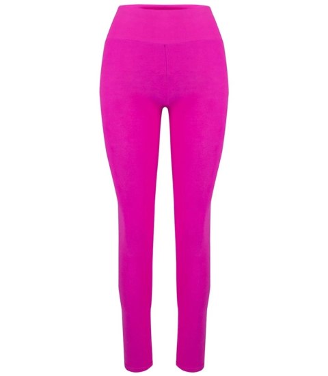 Gładkie długie legginsy damskie bezszwowe LIZA (Różowy) Gładkie długie legginsy damskie bezszwowe LIZA (Różowy)