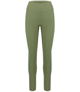 Gładkie długie legginsy damskie bezszwowe LIZA (Zielony) M/L