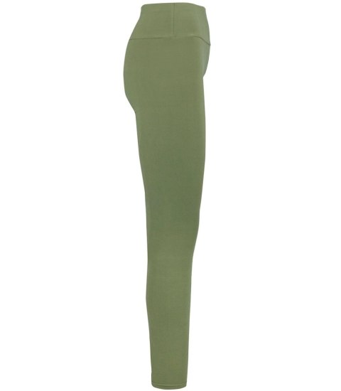 Gładkie długie legginsy damskie bezszwowe LIZA (Zielony) M/L Gładkie długie legginsy damskie bezszwowe LIZA (Zielony) M/L
