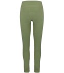 Gładkie długie legginsy damskie bezszwowe LIZA (Zielony) M/L