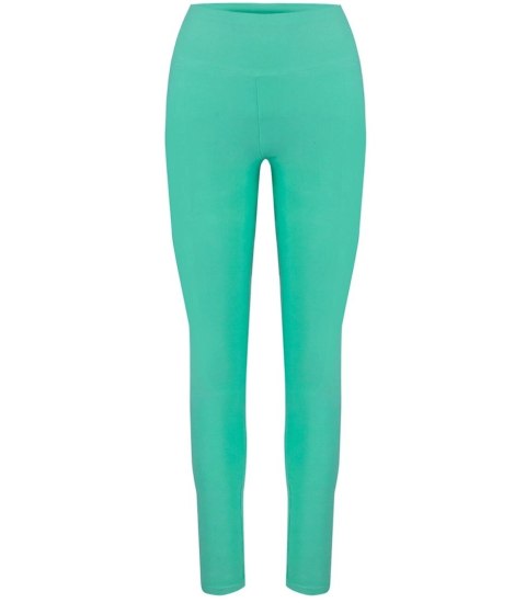 Gładkie długie legginsy damskie bezszwowe LIZA (Zielony) Gładkie długie legginsy damskie bezszwowe LIZA (Zielony)