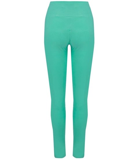 Gładkie długie legginsy damskie bezszwowe LIZA (Zielony) Gładkie długie legginsy damskie bezszwowe LIZA (Zielony)