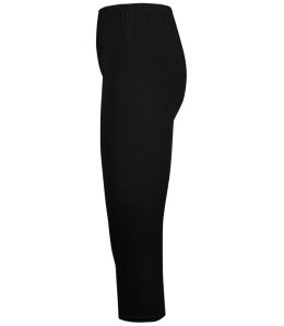 Klasyczne legginsy damskie bezszwowe 3/4 rybaczki LILLY (Czarny) 5XL/6XL