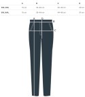 Klasyczne legginsy damskie bezszwowe 3/4 rybaczki LILLY (Czarny)