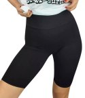 Krótkie legginsy kolarki bezszwowe KARO (Czarny) S/M