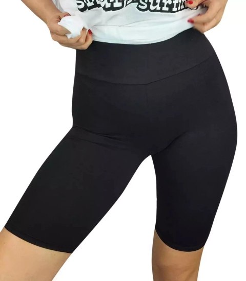 Krótkie legginsy kolarki bezszwowe KARO (Czarny) S/M Krótkie legginsy kolarki bezszwowe KARO (Czarny) S/M