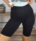 Krótkie legginsy kolarki bezszwowe KARO (Czarny) S/M