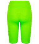 Krótkie legginsy kolarki bezszwowe KARO (Zielony)