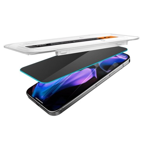 Spigen GLAS.TR EZ FIT Privacy 2-Pack - Szkło hartowane z filtrem prywatyzującym do Google Pixel 9 / 9 Pro 2 szt Spigen GLAS.TR EZ FIT Privacy 2-Pack - Szkło hartowane z filtrem prywatyzującym do Google Pixel 9 / 9 Pro 2 szt