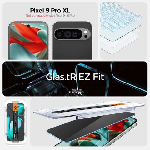 Spigen GLAS.TR EZ FIT Privacy 2-Pack - Szkło hartowane z filtrem prywatyzującym do Google Pixel 9 Pro XL 2 szt Spigen GLAS.TR EZ FIT Privacy 2-Pack - Szkło hartowane z filtrem prywatyzującym do Google Pixel 9 Pro XL 2 szt