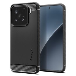 Spigen Rugged Armor - Etui do Xiaomi 15 (Matte Black)