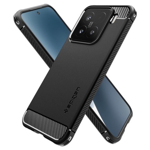 Spigen Rugged Armor - Etui do Xiaomi 15 (Matte Black) Spigen Rugged Armor - Etui do Xiaomi 15 (Matte Black)