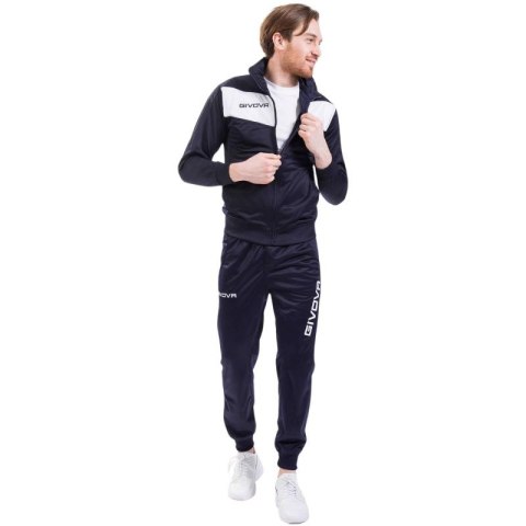 Dres Givova Visa granatowo biały 0403 Dres Givova Visa granatowo biały 0403