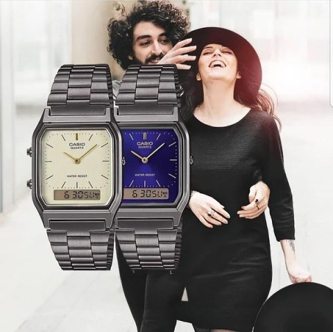 ZEGAREK UNISEX CASIO Vintage AQ-230GG-9A + BOX ZEGAREK UNISEX CASIO Vintage AQ-230GG-9A + BOX