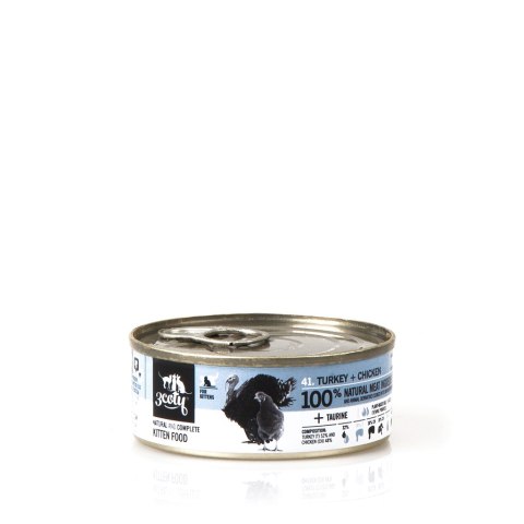 3Coty TURKEY + CHICKEN for Kittens 80g 3Coty TURKEY + CHICKEN for Kittens 80g