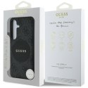 Guess 4G Round Patch Classic Logo MagSafe - Etui do Samsung Galaxy S25+ (czarny)