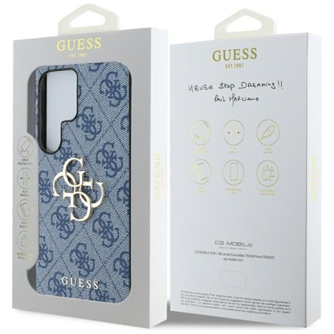 Guess Big 4G Logo Classic Logo - Etui do Samsung Galaxy S25 Ultra (niebieski) Guess Big 4G Logo Classic Logo - Etui do Samsung Galaxy S25 Ultra (niebieski)