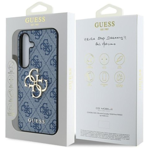 Guess Big 4G Logo Classic Logo - Etui do Samsung Galaxy S25 (niebieski) Guess Big 4G Logo Classic Logo - Etui do Samsung Galaxy S25 (niebieski)
