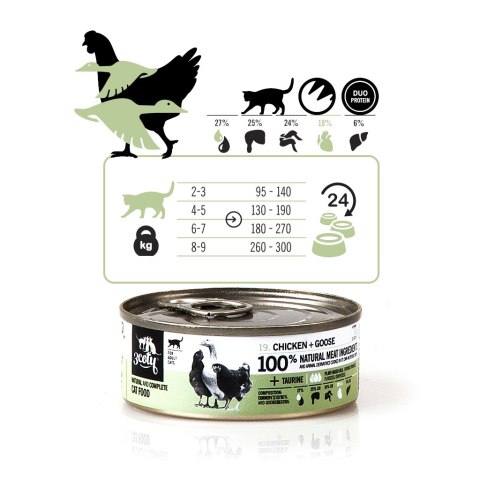 3Coty CHICKEN + GOOSE for Adult cats 80g 3Coty CHICKEN + GOOSE for Adult cats 80g