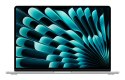 Apple MacBook Air 15,3"Retina 500nit M4 chip with 10-core CPU + 10-core GPU 16GB SSD256 2xTB4 BLKB 1Y Silver