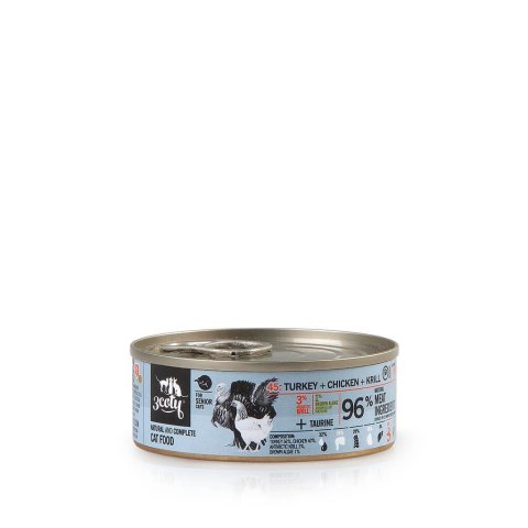 3Coty TURKEY + CHICKEN + KRILL for Senior Cats 80g 3Coty TURKEY + CHICKEN + KRILL for Senior Cats 80g