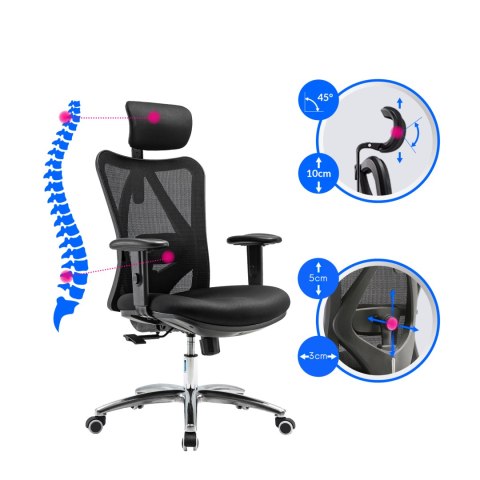 Fotel ergonomiczny ANGEL biurowy obrotowy eurOpa Fotel ergonomiczny ANGEL biurowy obrotowy eurOpa