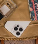 Pleciona torebka boho z frędzlami i napisem PARIS MILANO (Brązowy)