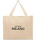 Pojemna torebka shopper STYLE MILANO (Beżowy)
