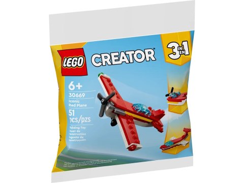 LEGO Creator 30669 Kultowy czerwony samolot