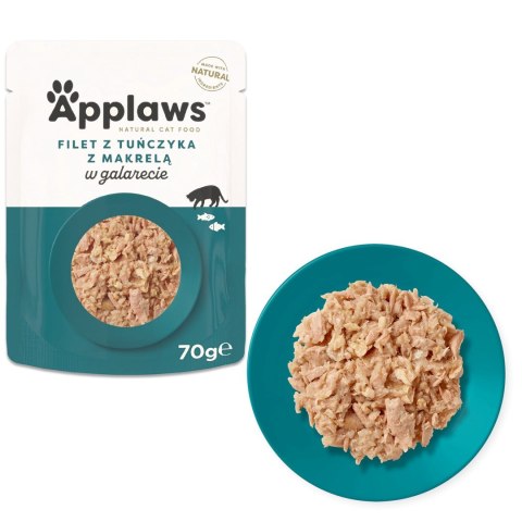 Applaws Cat Pouch Jelly Tuna Fillet w Mackerel 70g Applaws Cat Pouch Jelly Tuna Fillet w Mackerel 70g