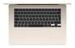 Apple 15.3-inch MacBook Air: Apple M4 chip with 10-core CPU and 10-core GPU, 24GB, 512GB SSD - Starlight