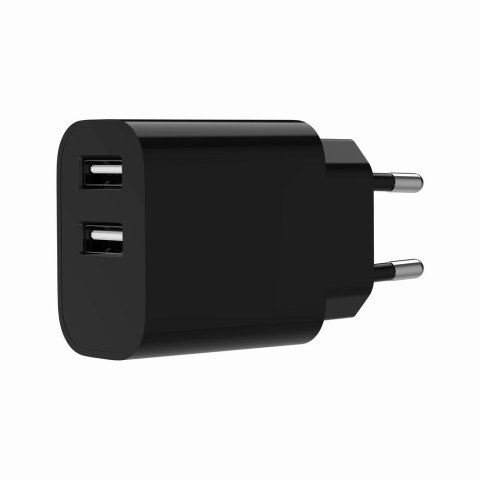 GEMBIRD 2-PORTOWA ŁADOWARKA SIECIOWA 2X USB-A, CZARNA GEMBIRD 2-PORTOWA ŁADOWARKA SIECIOWA 2X USB-A, CZARNA